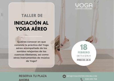 Taller de Iniciación al Yoga Aéreo